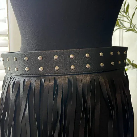 Claire's Metal Studded Fringe Belt (NEW) - Picture 4 of 4